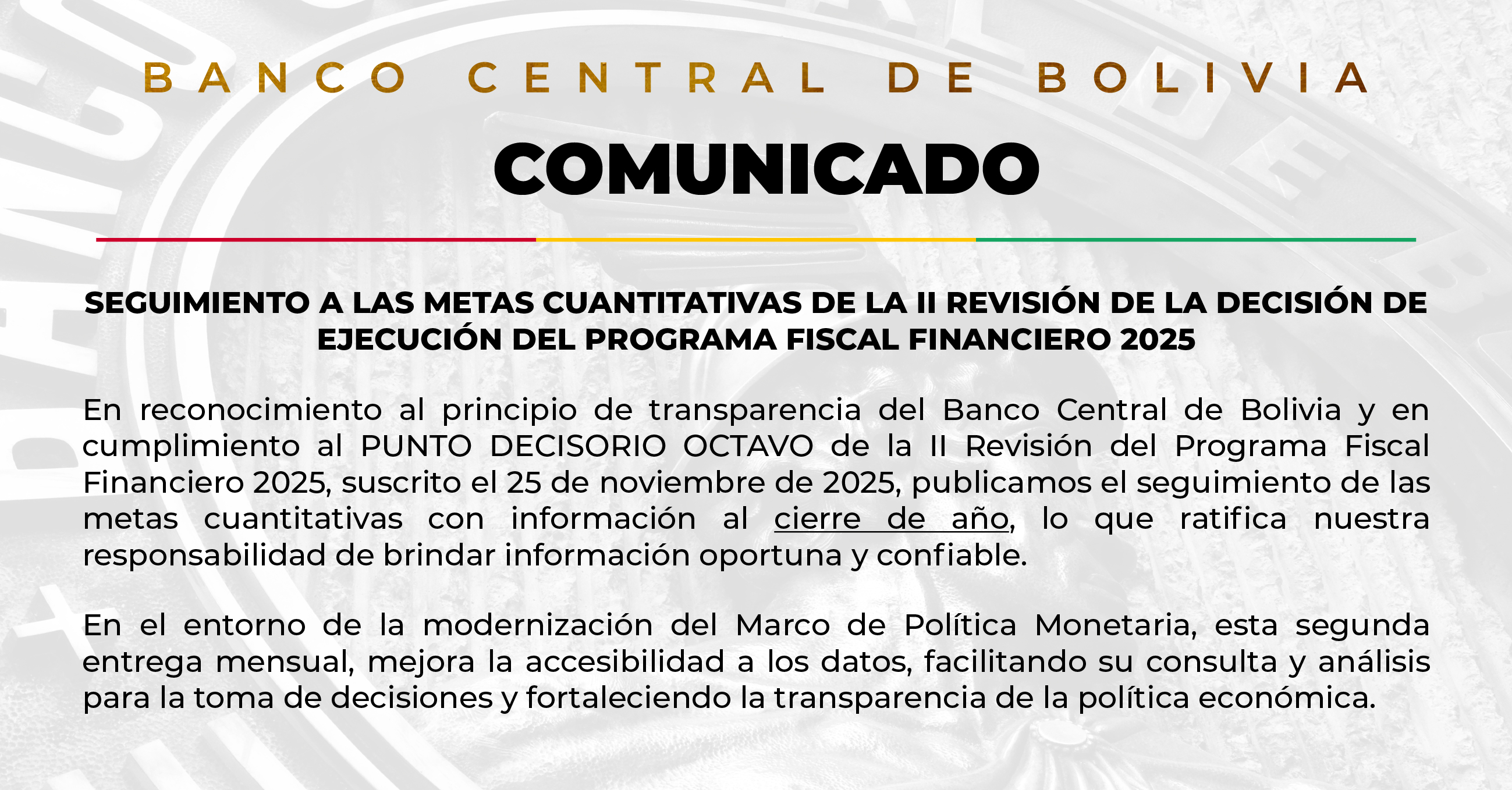 Comunicado CAD